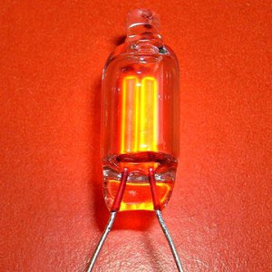Red Neon Light Indicator Bulb Lamp 4*10mm